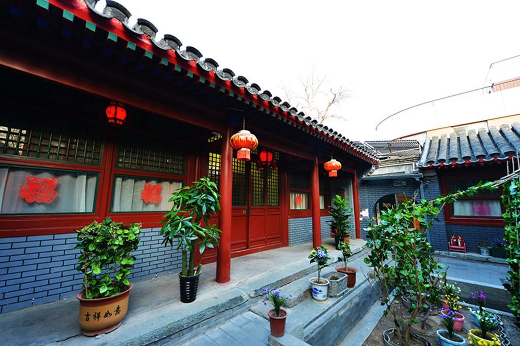 Happy Dragon Courtyard Hostel Peking Kültér fotó